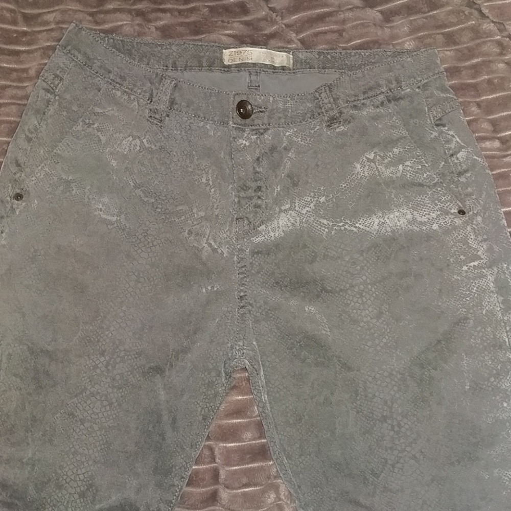 Sexy snake print jeans
